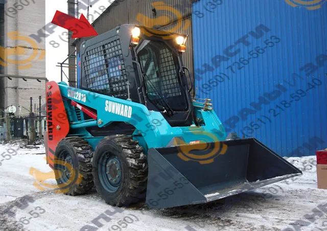 Стекло люка (зак) погрузчика Sunward SWL2810, SWL3210