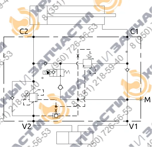 Клапан EV-4600 B070360.01.00 - чертеж 1
