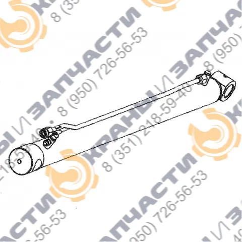 Цилиндр подъёма ковша (стрелы) Bobcat 6809201 - чертеж 1