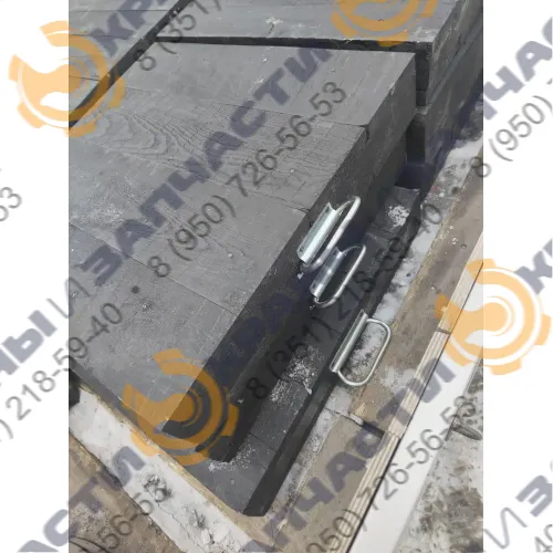 Подкладка (подушка) деревянная под опоры (аутригеры) автокрана, крана-манипулятора 600*600