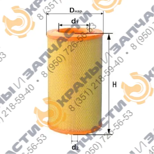 Фильтр воздушный DIFA 4316