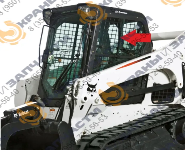 Стекло боковое (форточка), левое/правое, для Bobcat T650, T650H, T770
