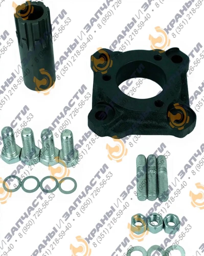 Переходник для насоса с фланцем 13 DIN и КОМ с фланцем ISO 11400000786