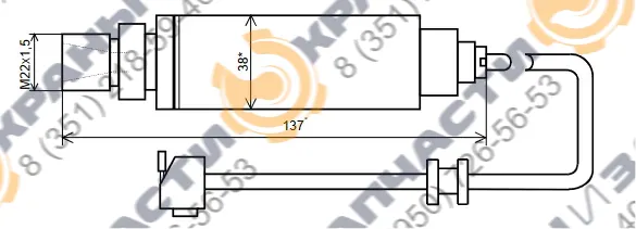 Датчик давления цифровой ДДЦ-01  - чертеж 1