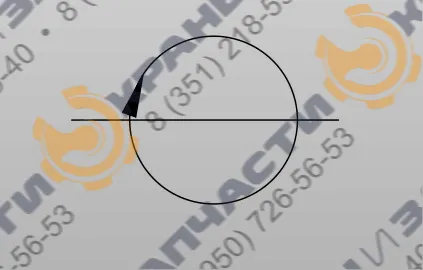 Чертеж Клапан A174403.01.00 HBS