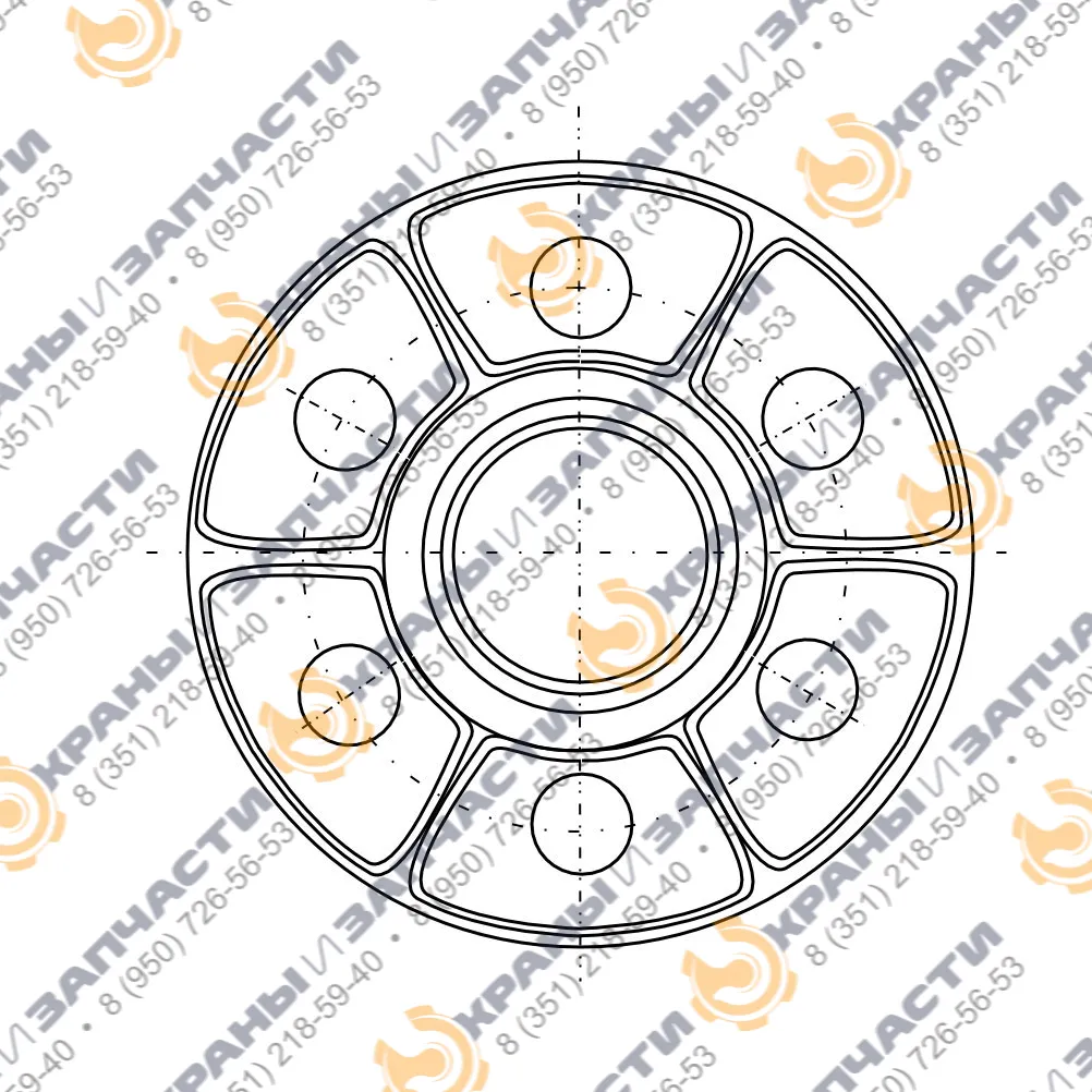 Блок канатный чугунный 800, стальной 800 - изготовление
