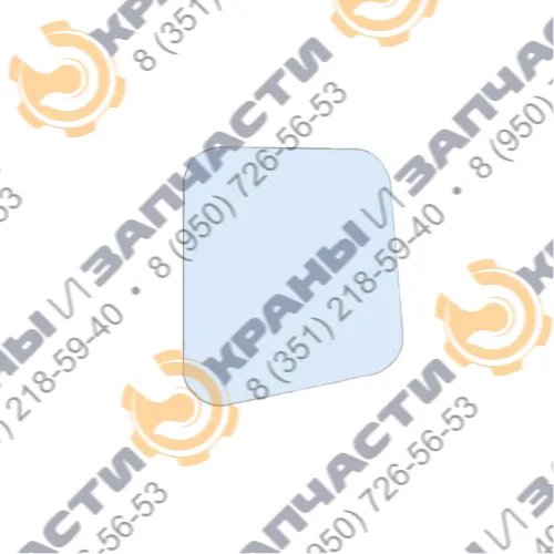 Стекло боковое левое RSG 004 (560х470) для автокрана Челябинец (новая кабина)