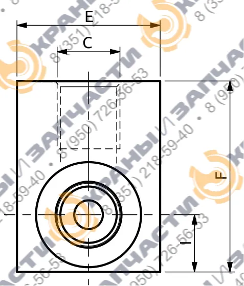 Клапан A100402.01.00 HBS - чертеж 1