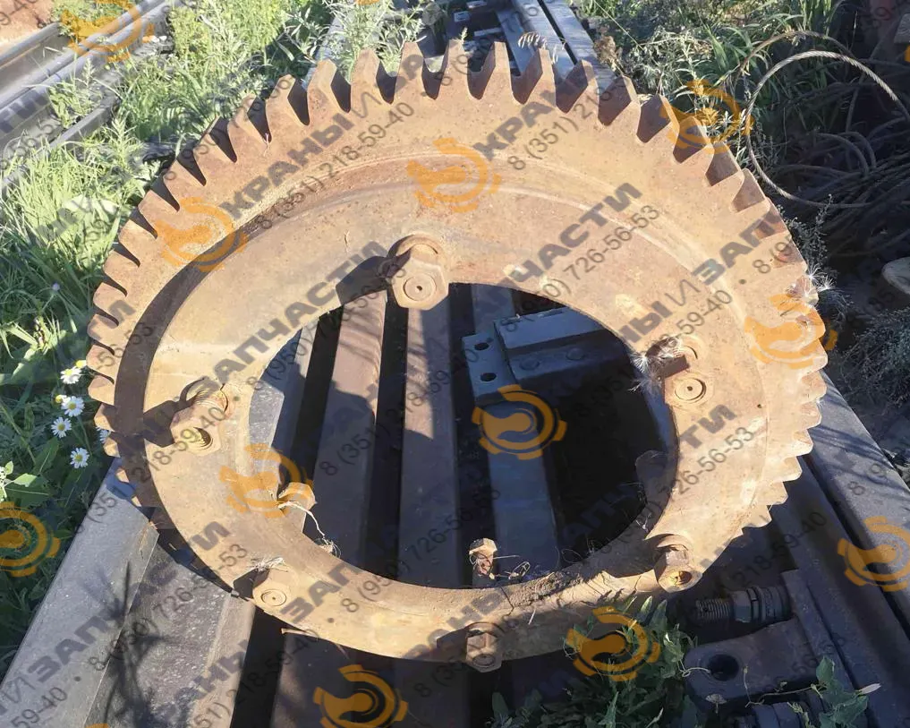 Венец зубчатый 5-21-22 модуль 10, 62 зуба для козлового крана КК 20-32 производства Зуевский механический завод