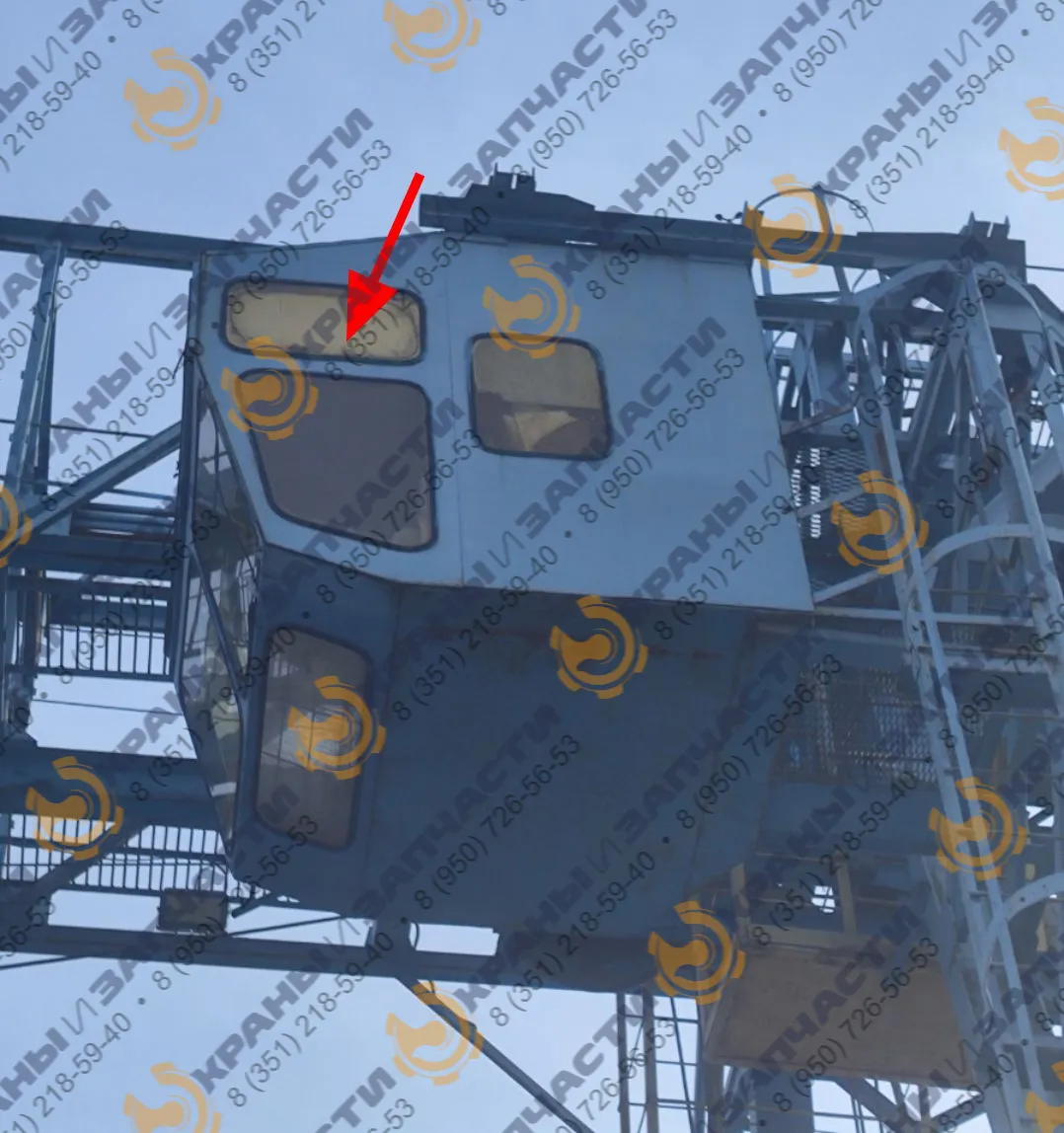 Стекло боковое левое верхнее КК 20-32 Зуевского энергомеханического завода