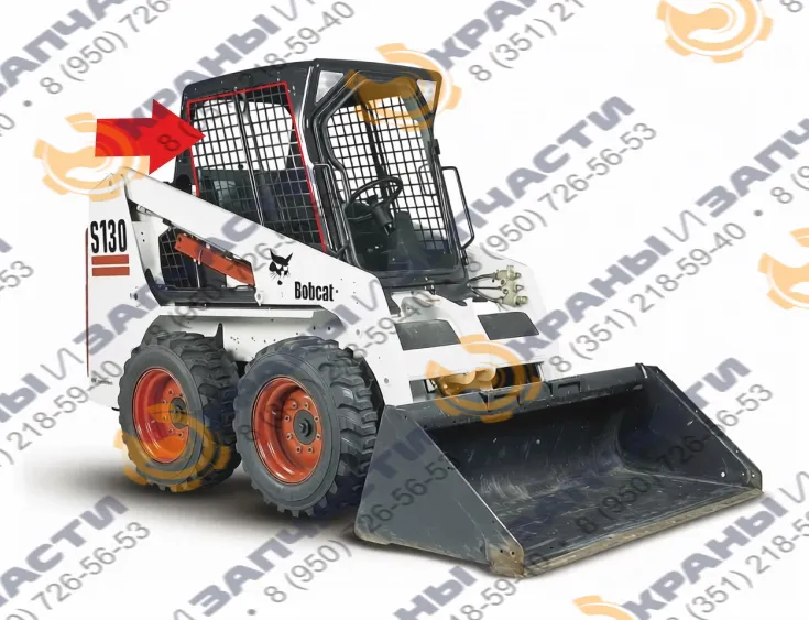 Стекло 7003481 боковое Bobcat S130–S330 сдвиж. форт.