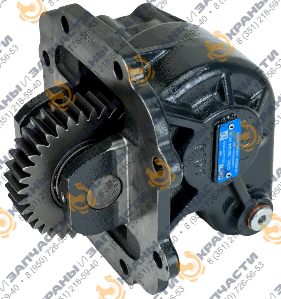 Коробка отбора мощности UNI для КПП Shaanxi 6DS60T с пневмоуправлением