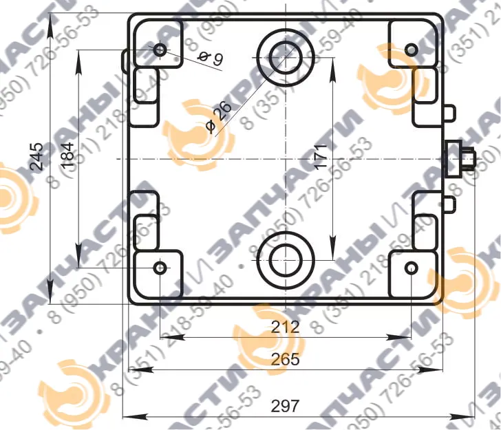 Командоконтроллер КП-1203 - чертеж 2