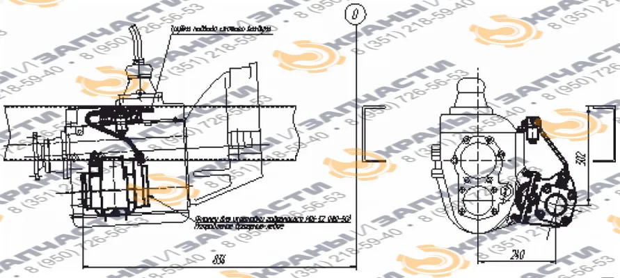 Коробка отбора мощности МП69-4202010-75