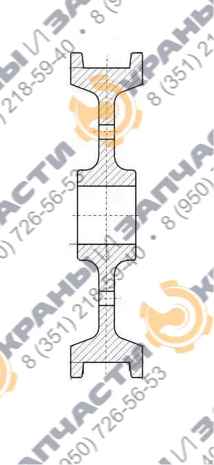 Колесо ходовое КС-12.5.03.02.001 - чертеж 1