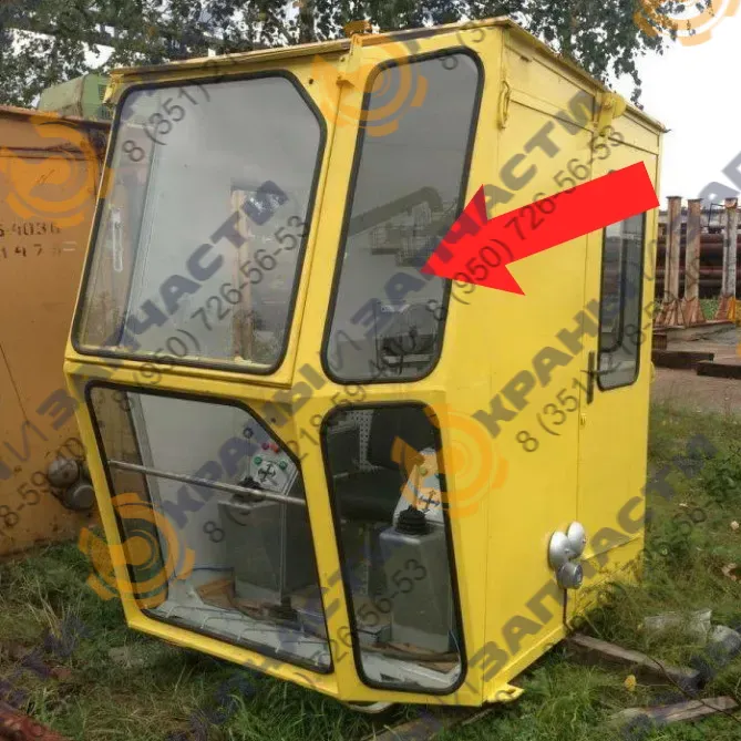 Стекло кабины У7810.30.00.002 для башенного крана КБ-403