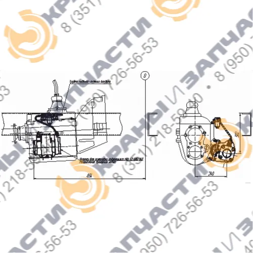 Коробка отбора мощности МП69-4202010-75