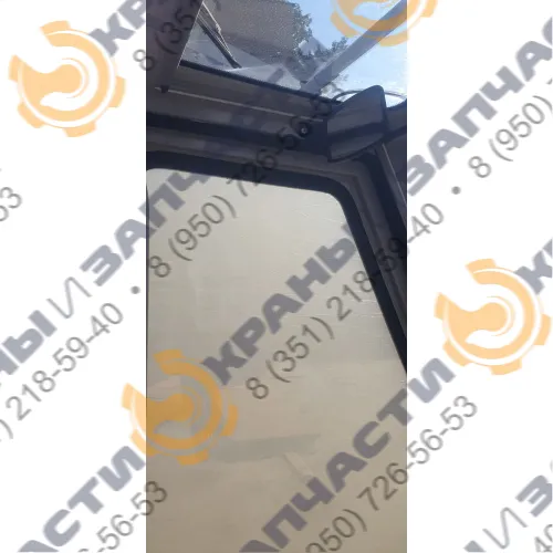 Стекло двери кабины крановщика (левое)  Челябинец 25т, 45721, КС-55732