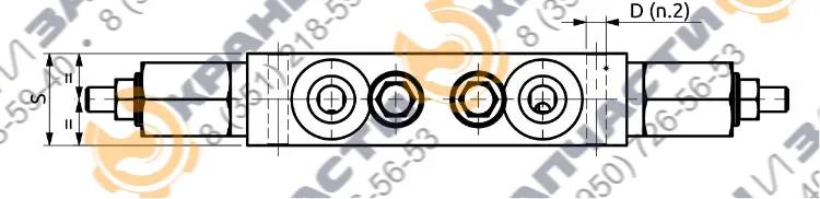 Двухсторонний балансировочный клапан A070311.00.00 HBS - чертеж 2