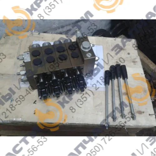 Гидрораспределитель РМ-12-44 4 секционный механическое управление на автогидроподъемники (С.-Пб.) АПГ-22, автокраны Юрга производство Агат