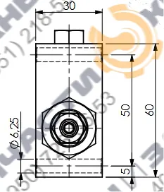 Чертеж Клапан EV3388 HBS