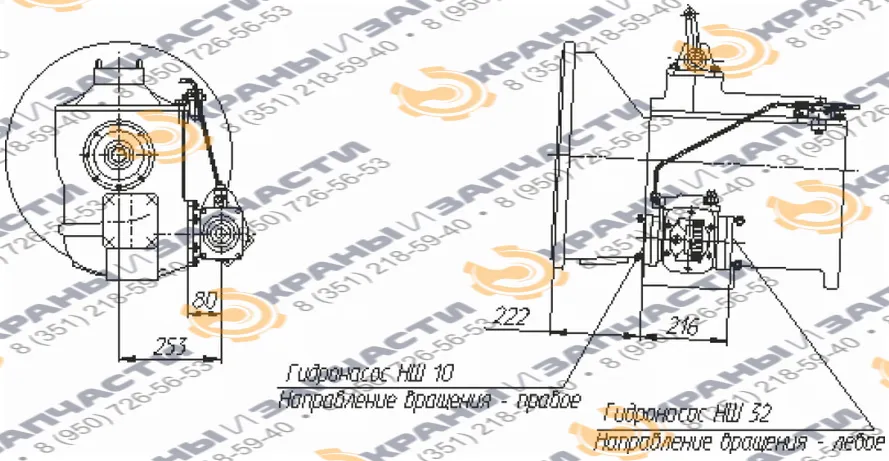 Коробка отбора мощности МП58-4202010-80