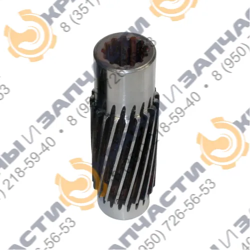 Вал коробки отбора мощности, 112 мм, 128 мм для КМУ с насосами 10 и 13 шлицев