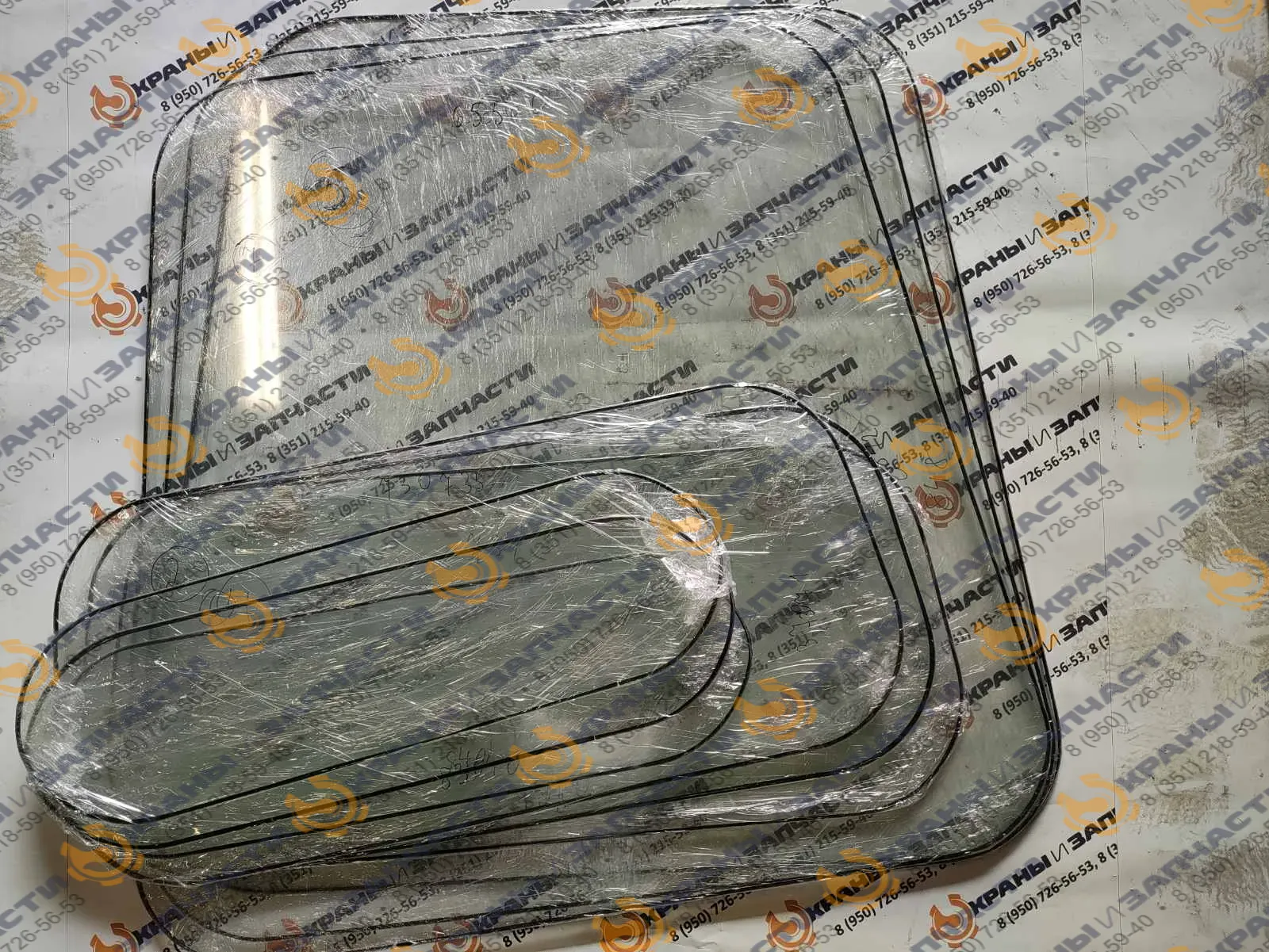 Стекло заднее для козлового крана ККС-10, ККС-10-3К