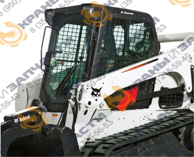 Стекло боковое нижнее левое / правое неподвижное Bobcat T650, T650H, T770