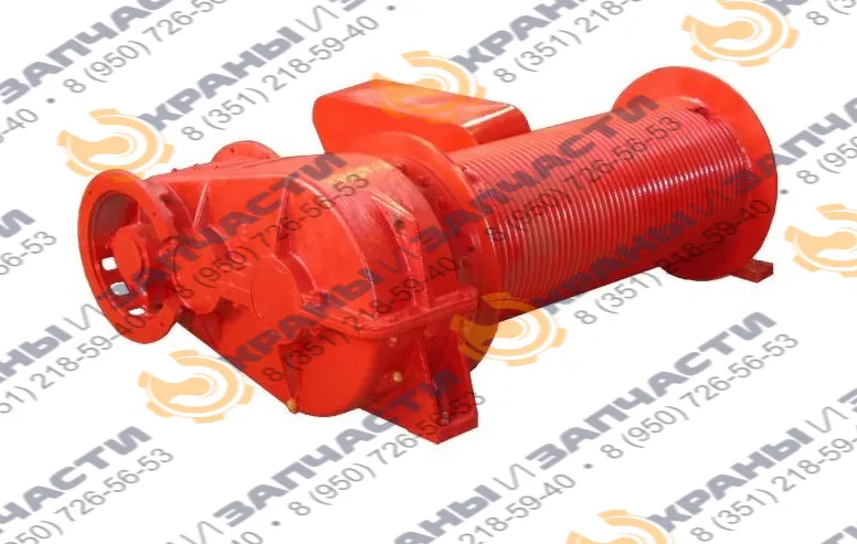 Лебёдка грузовая (стреловая) Л-500 башенных кранов КБ-308, КБ-309, КБ-401, КБ-403, КБ-405, SMK-10.200 (КБ-408.21), SMK-10.180, КБ-572, SMK-10.300 (КБ-515), КБ-473, КБ-474, КБ-674