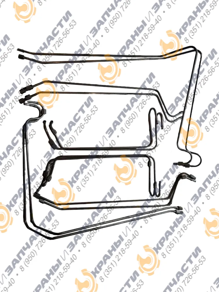 Комплект турбопроводов для автокрана Ульяновец МКТ-25