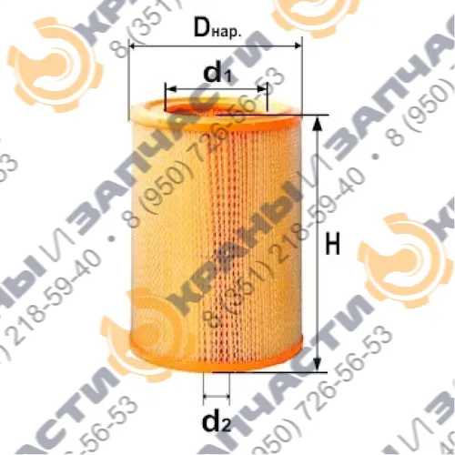 Фильтр воздушный DIFA 4307