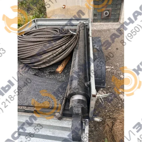 Гидроцилиндр подъема стрелы КС-45717-1Р.63.400 автокрана Ивановец КС-45717-1Р, КС-45717-2Р, КС-45717-3Р, КС-54711, КС-54712, АК-25