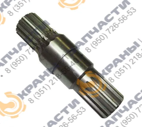 Вал МКТ-25.1065.35.00.14 (16х16) механизма поворота автокрана Ульяновец МКТ-16, МКТ-20, МКТ-25, МКТ-30