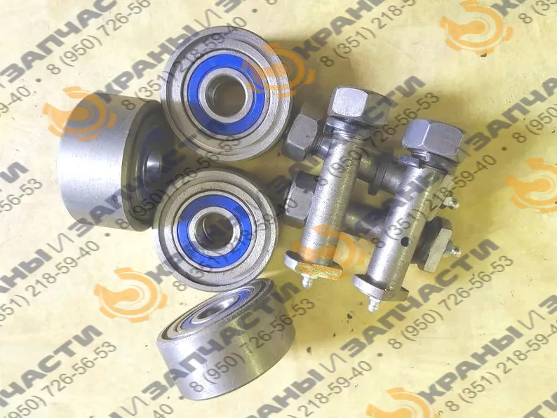 Комплект направляющих роликов грузовой тележки/каретки КБ403.60.00.011