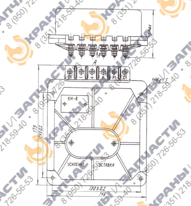 Корректор напряжения КН-8 К2 для генераторов БГ