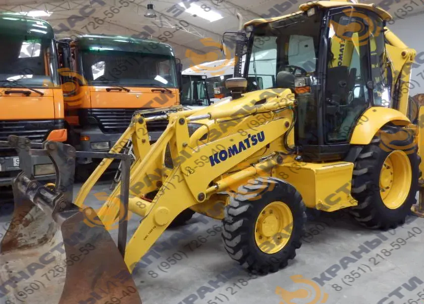 Стекло лобовое верхнее (триплекс) для экскаватора-погрузчика Komatsu WB93R-5, WB93R-5E0, WB97R-5 2015