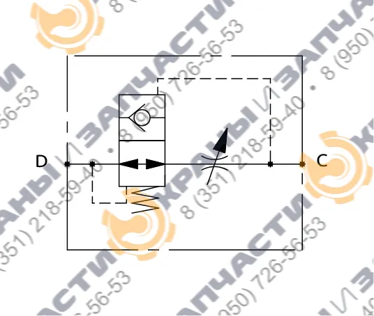 Клапан A090201.01.00 HBS - чертеж 2