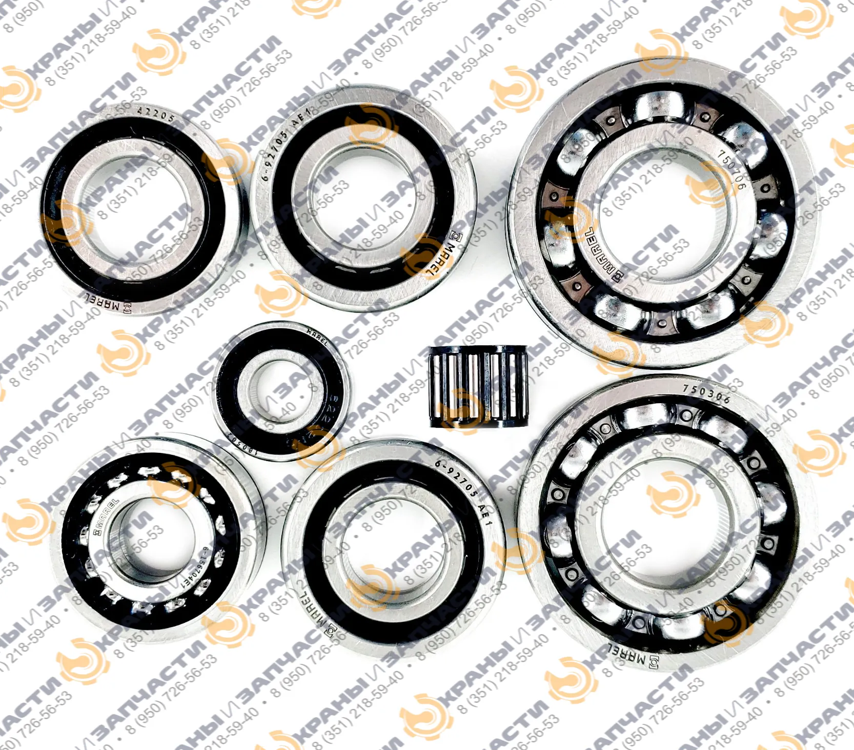 Подшипники поворота автокрана - комплект