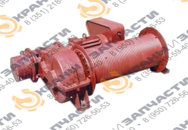 Лебёдка грузовая (стреловая) Л-600  башенных кранов КБ-308, КБ-309, КБ-401, КБ-403, КБ-405, SMK-10.200 (КБ-408.21), SMK-10.180, КБ-572, SMK-10.300 (КБ-515), КБ-473, КБ-474, КБ-674