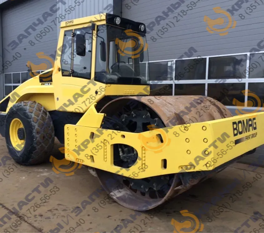 Стекло заднее правое (закаленное) для катка Bomag Bw219D