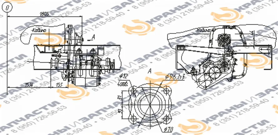 Коробка отбора мощности МП81-4201010-20