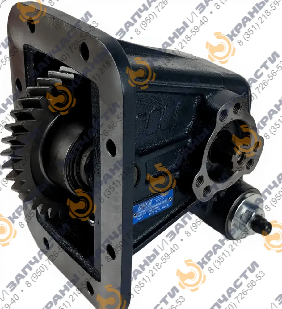 Коробка отбора мощности UNI для КПП Isuzu, Hino MZZ-6F, MZZ-6R, MZZ-6S с пневмоуправлением