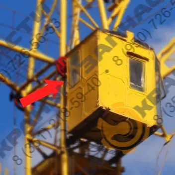 Стекло кабины заднее для башенного крана КБ-403