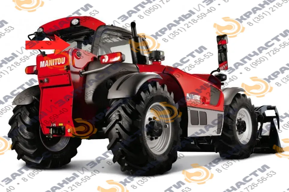 Стекло кузовное заднее (закаленное) для погрузчика телескопического Manitou MLTX735LSV