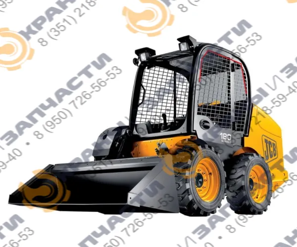 Стекло дверное левое подвижная форточка закаленное JCB 1110Т, Robot 160, 180, 190, 220