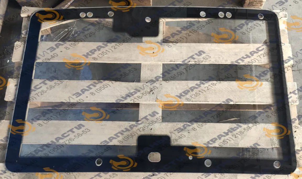 Стекло двери 533А-81-112А (1105х710) (6мм, закалённое)  для погрузчиков МКСМ 800-А