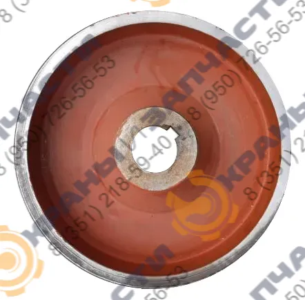 Тормозной барабан (шкив) d.400 крана башенного КБМ-401ПА Ржевский крановый завод