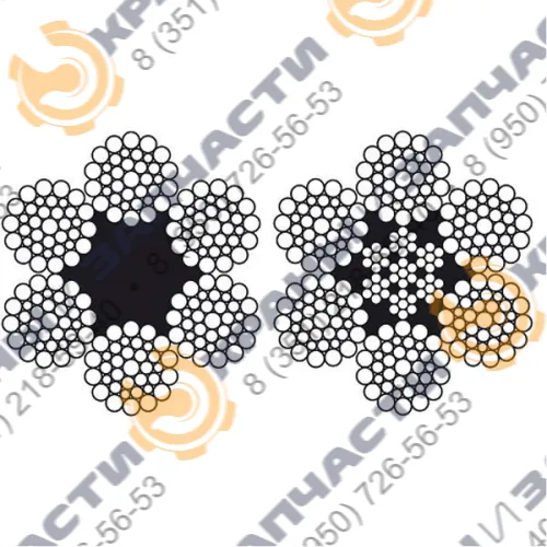 Канат оцинкованный sZ-Spa-1770/180; Ø12; DIN 3064