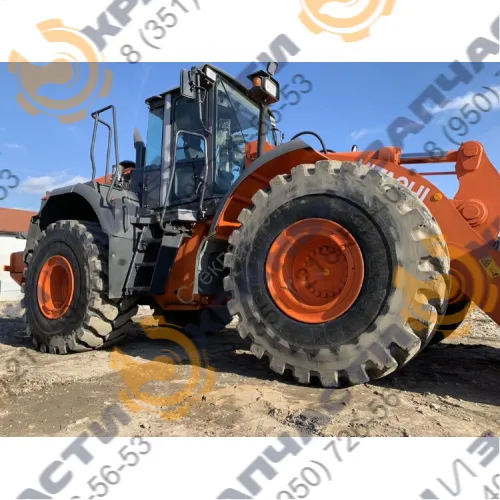 Стекло лобовое центральное (закаленное) 263G6-74102LHE для погрузчика фронтального Hitachi ZW310
